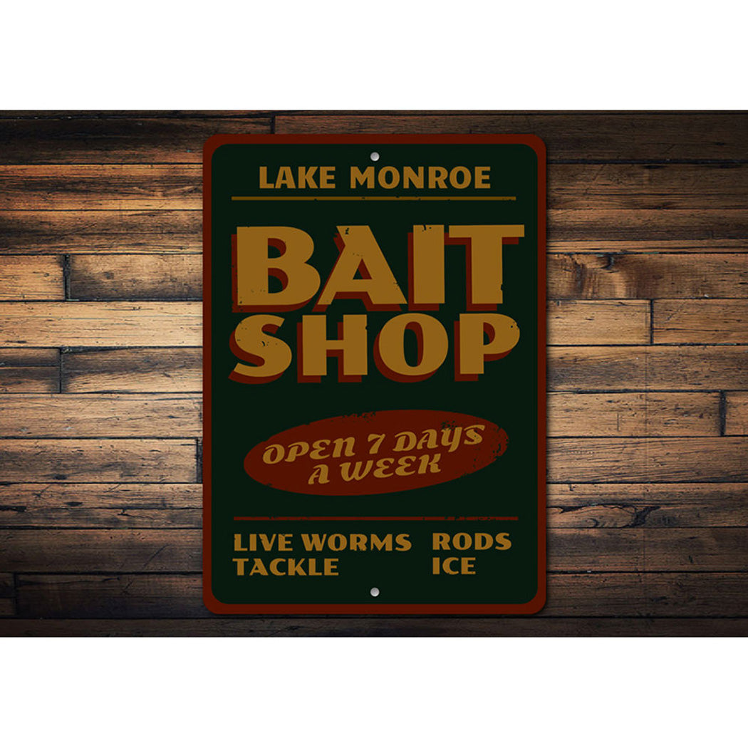 Bait Shop Open Sign
