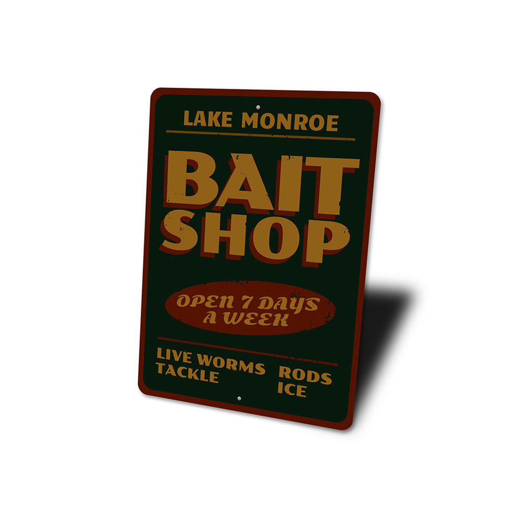 Bait Shop Open Sign