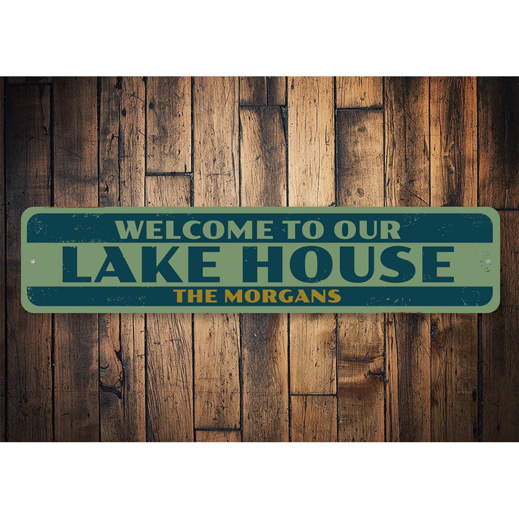 Old Lake House Sign