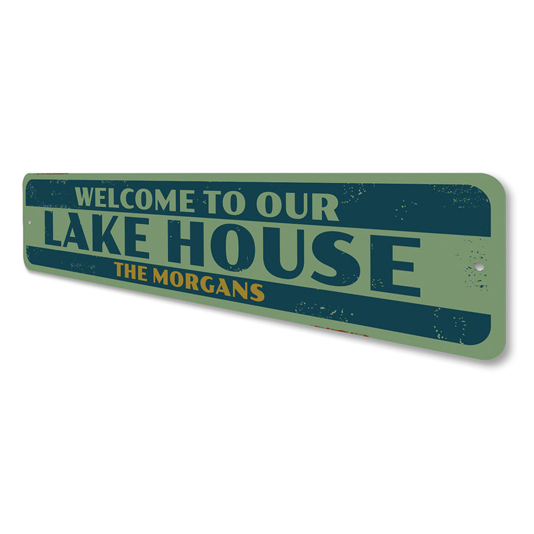 Old Lake House Sign