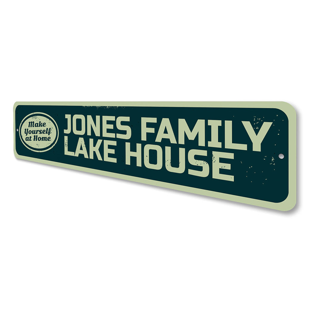 Make Yourself at Home Lake Sign