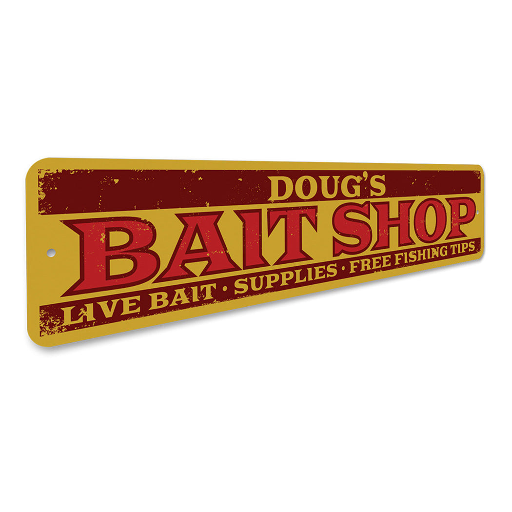 Bait Shop List Sign