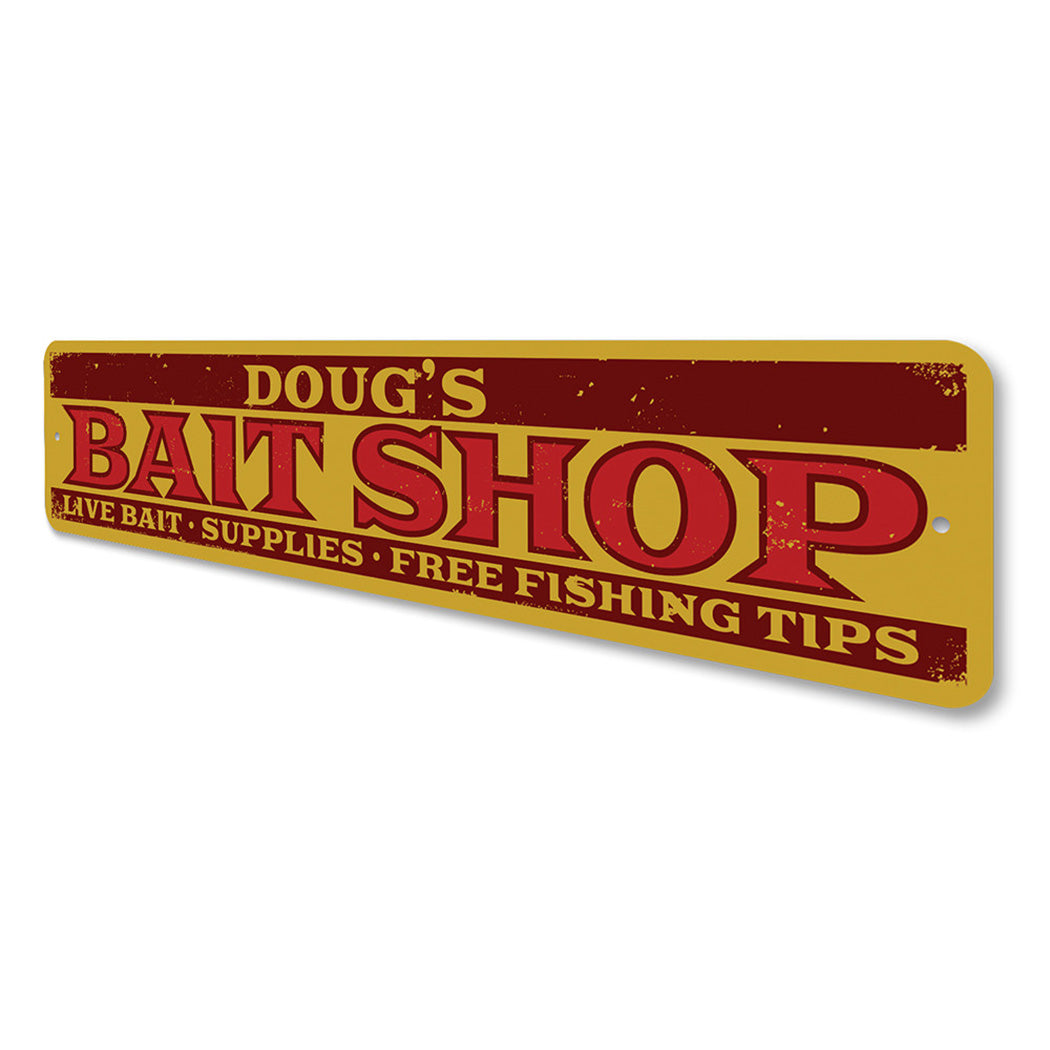 Bait Shop List Sign