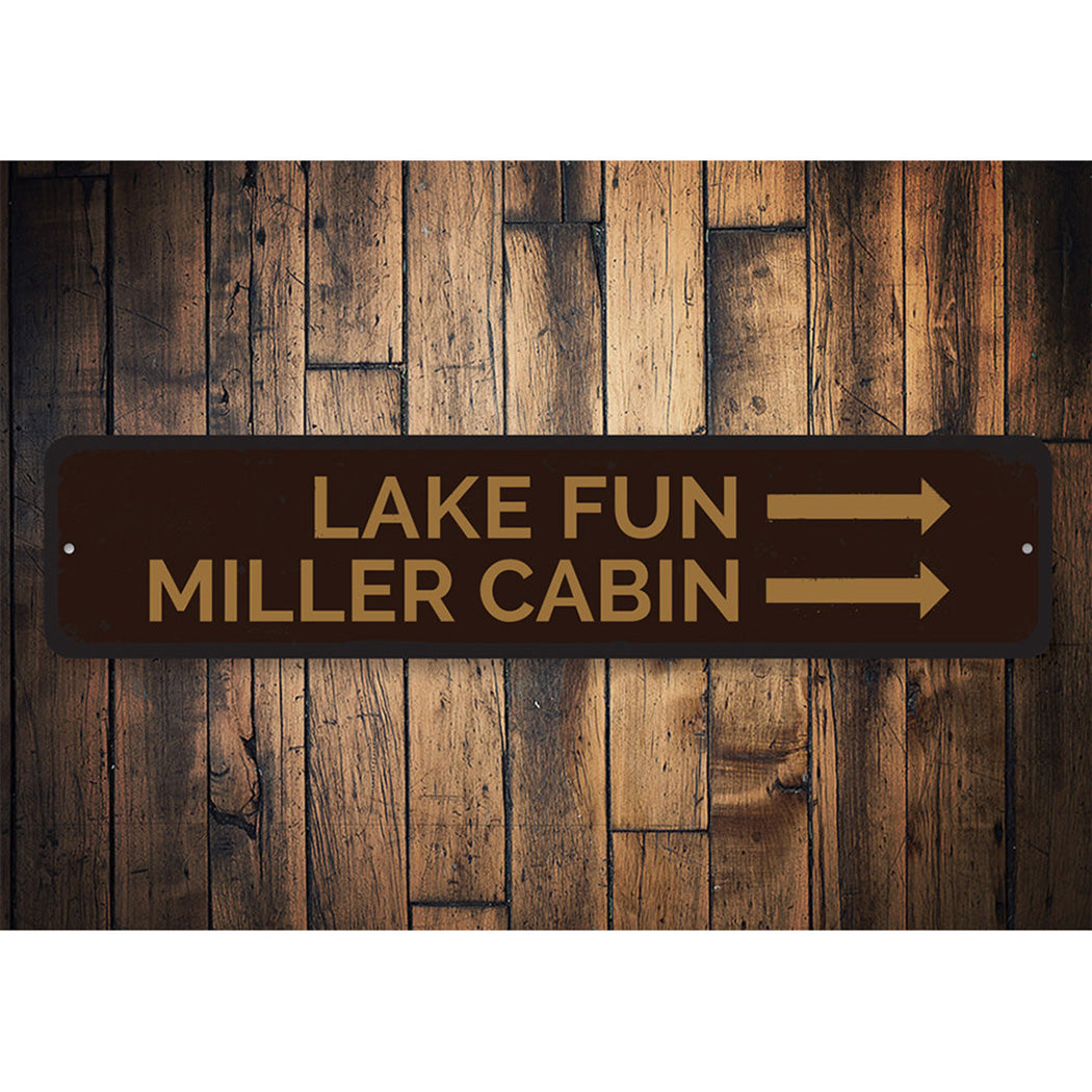 Lake Fun Sign