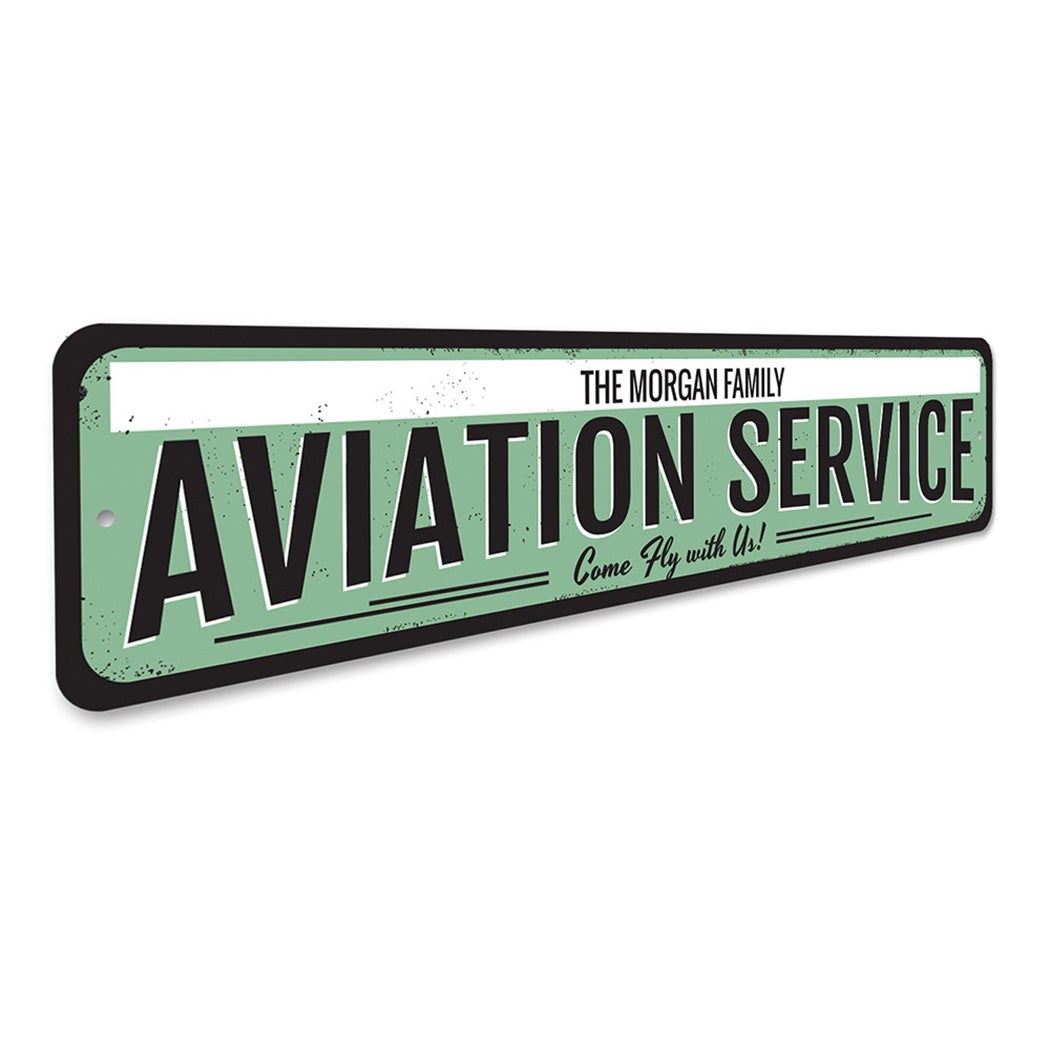 Aviation Service Sign