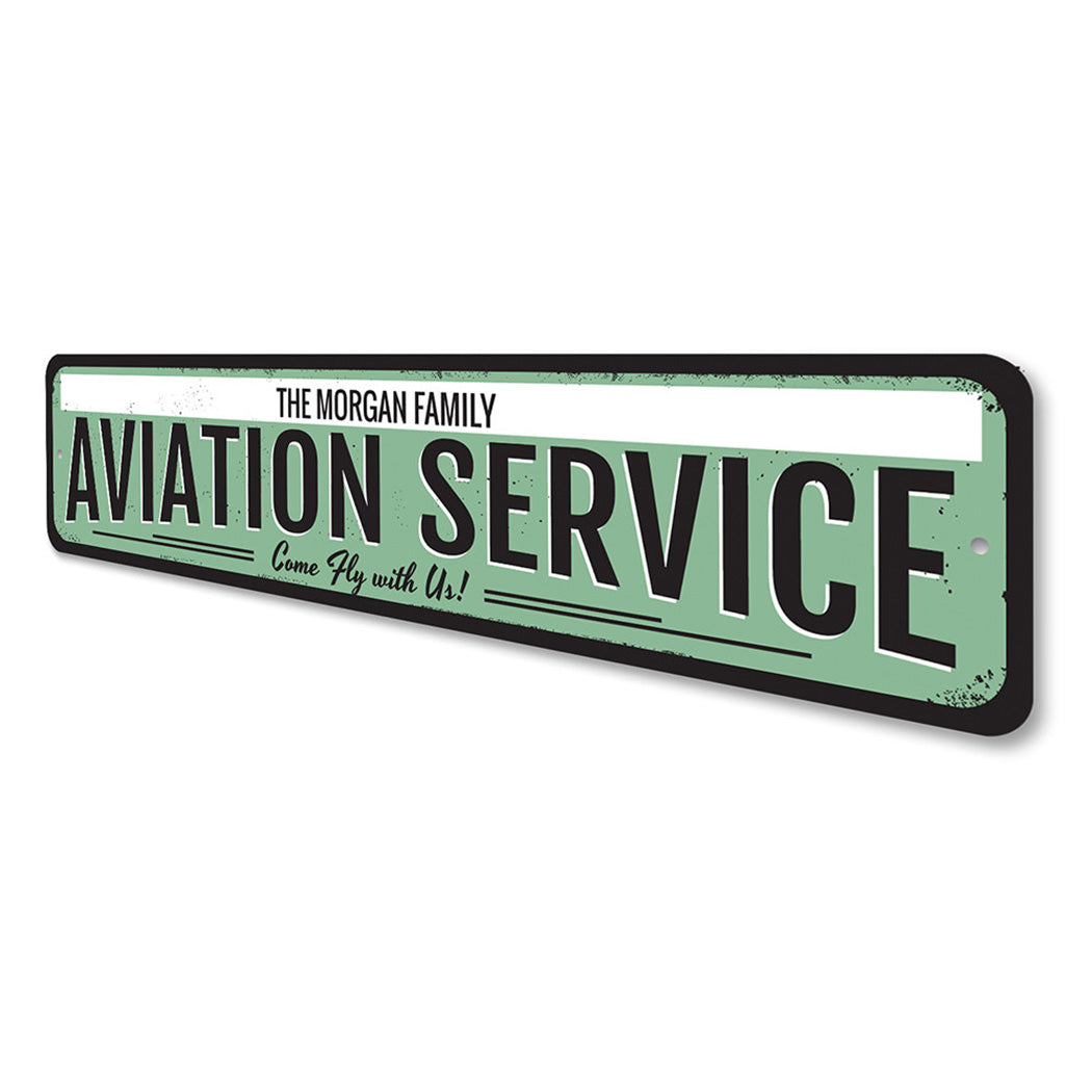 Aviation Service Sign