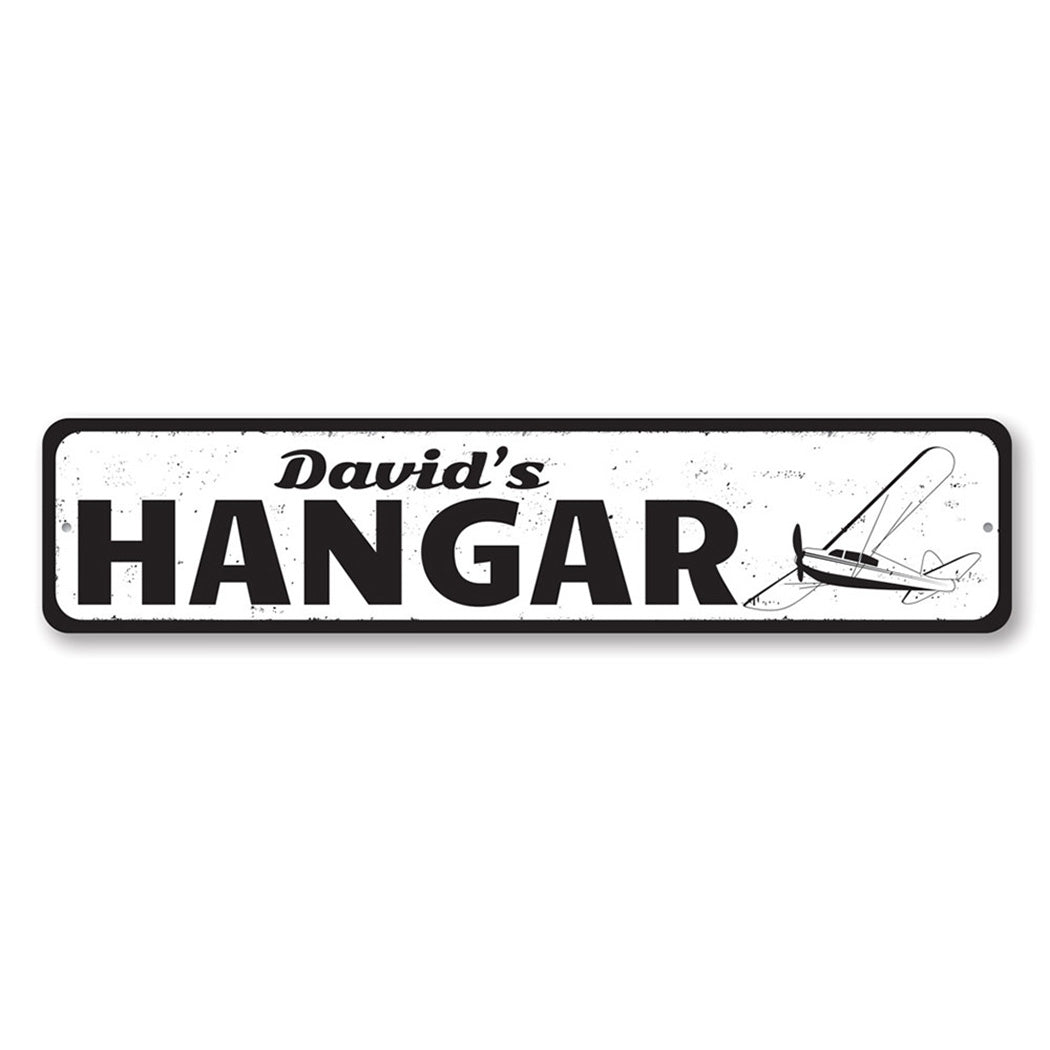 Hangar Metal Sign