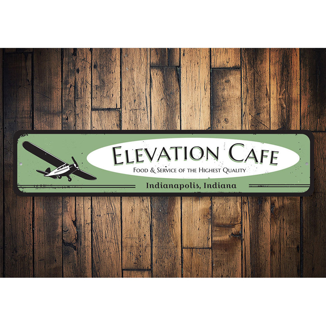 Airplane Cafe Sign