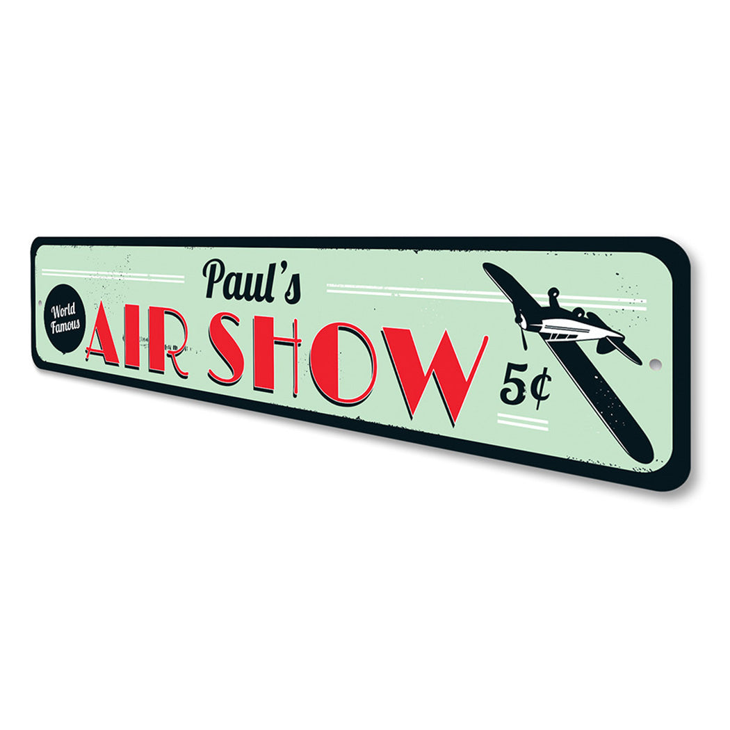 Air Show Sign