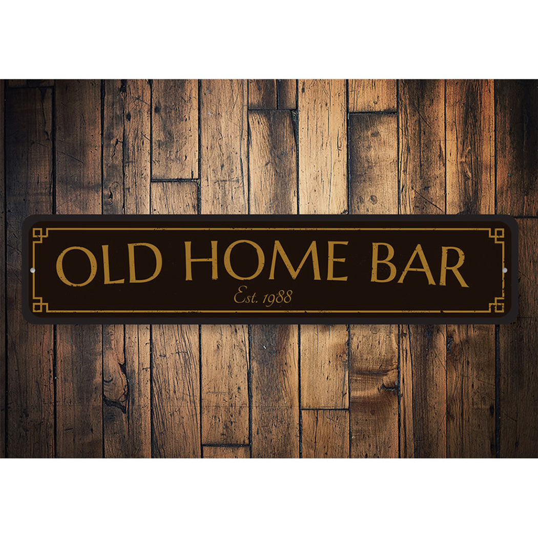 Old Home Bar Sign