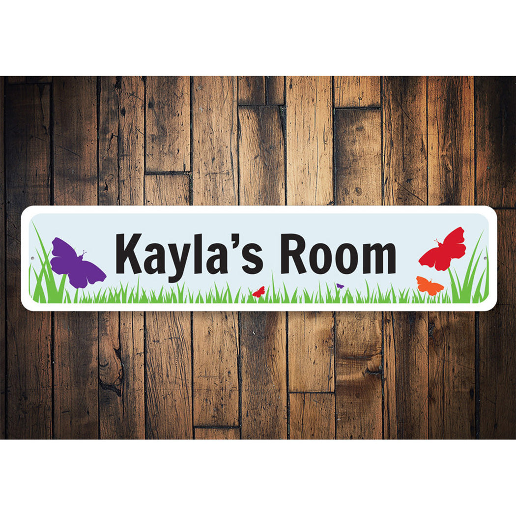 Butterfly Room Sign