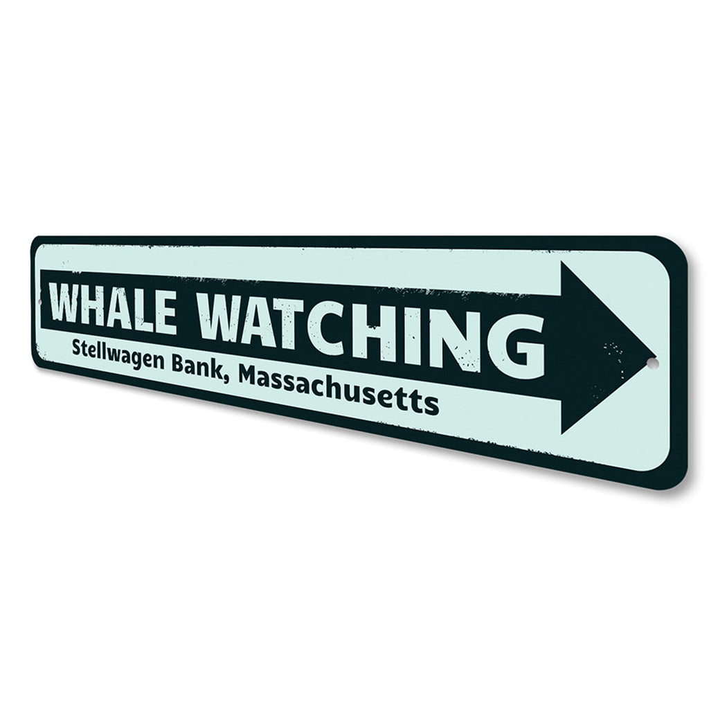 Whale Watching Location Sign