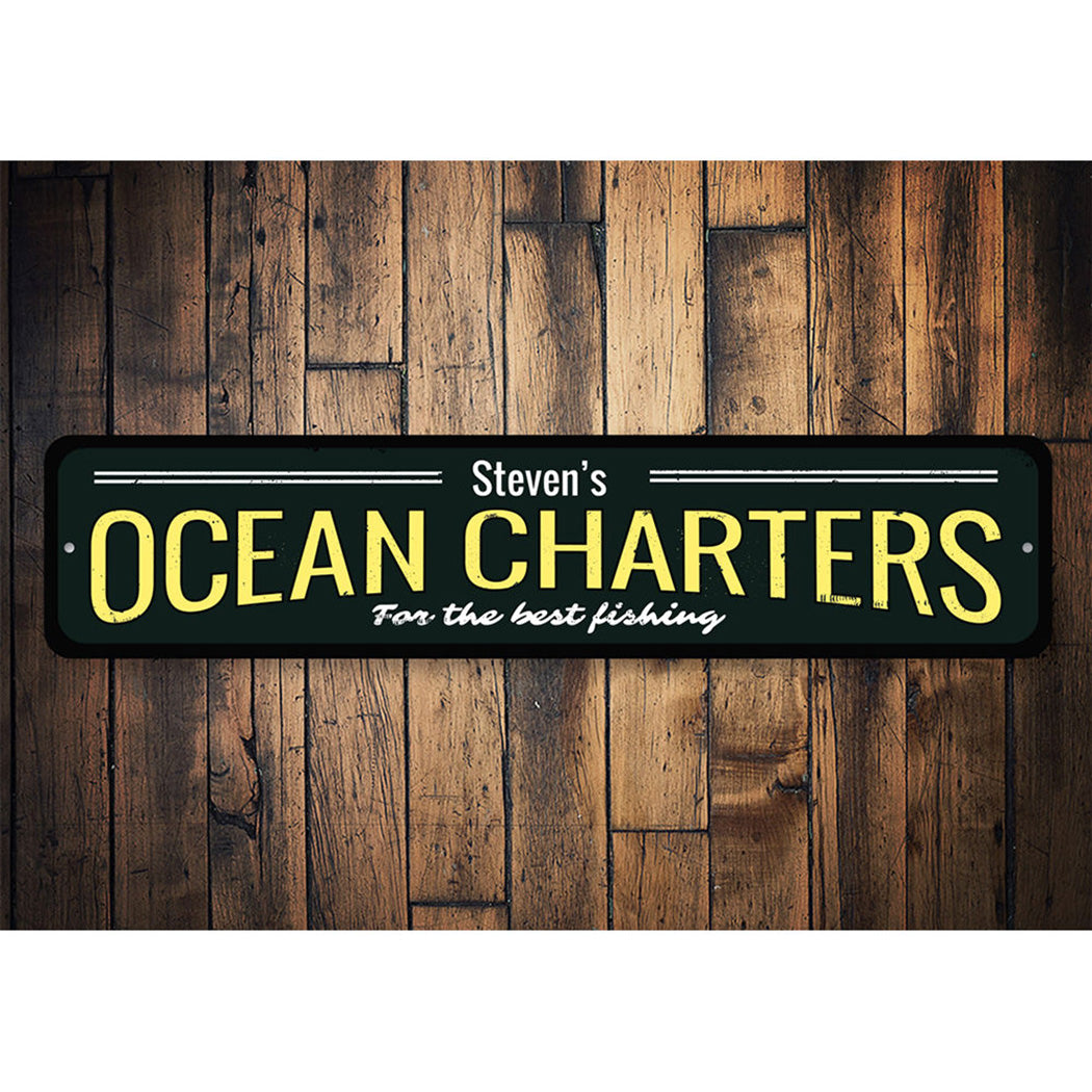 Ocean Charters Sign