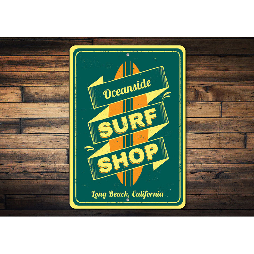 Oceanside Surf Shop Sign