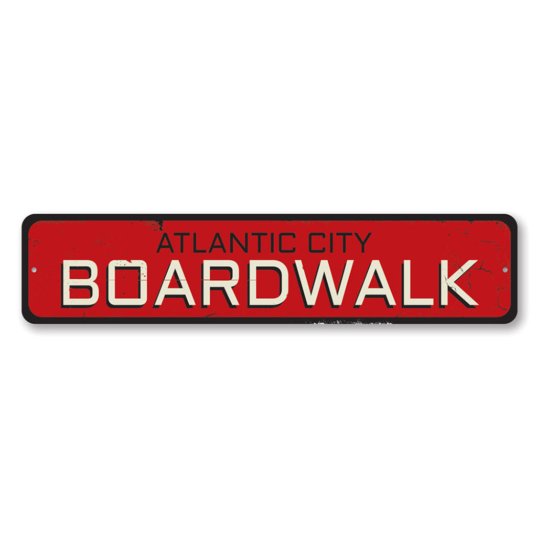 Boardwalk Location Metal Sign