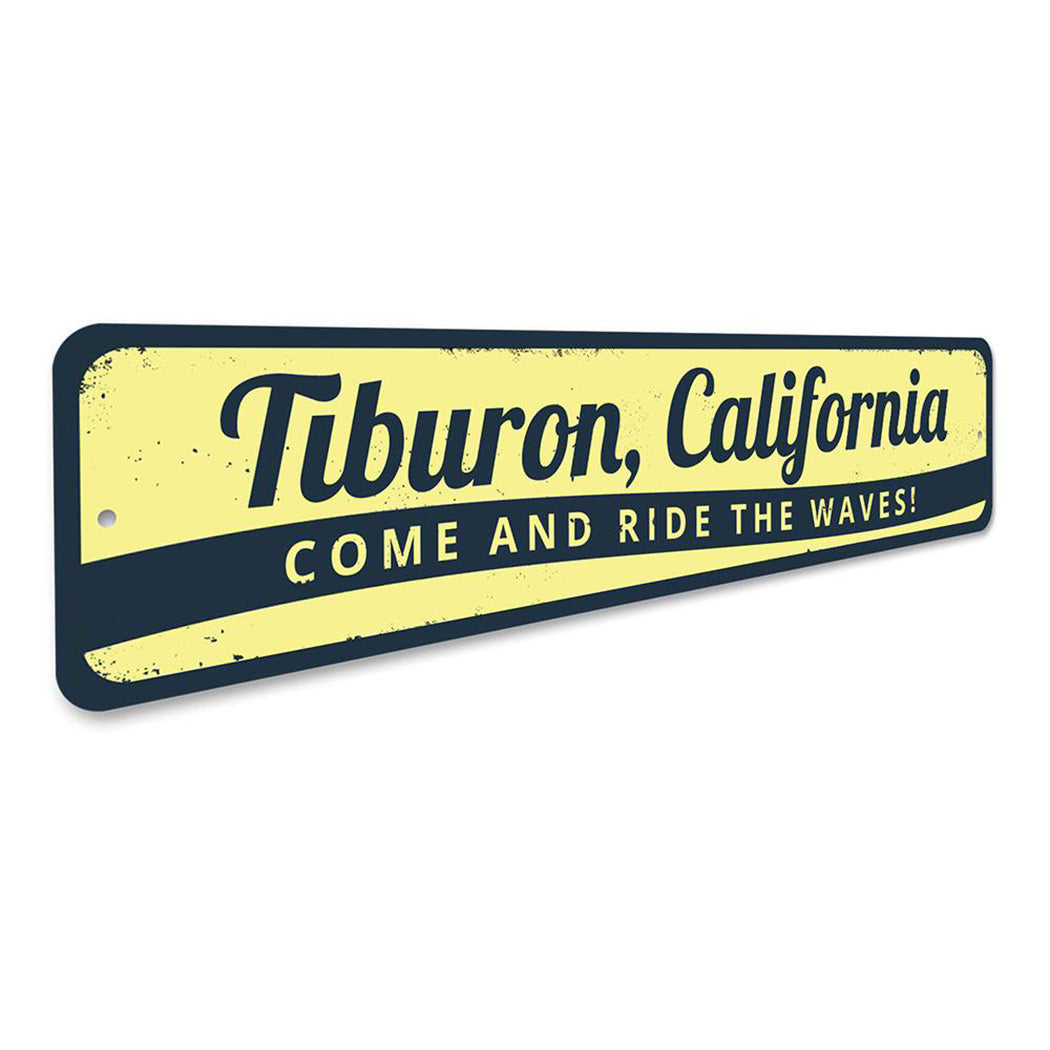 Come and Ride the Waves Sign