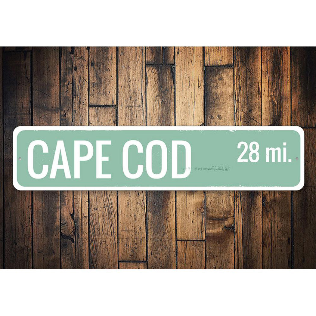 Beach Location Mileage Sign