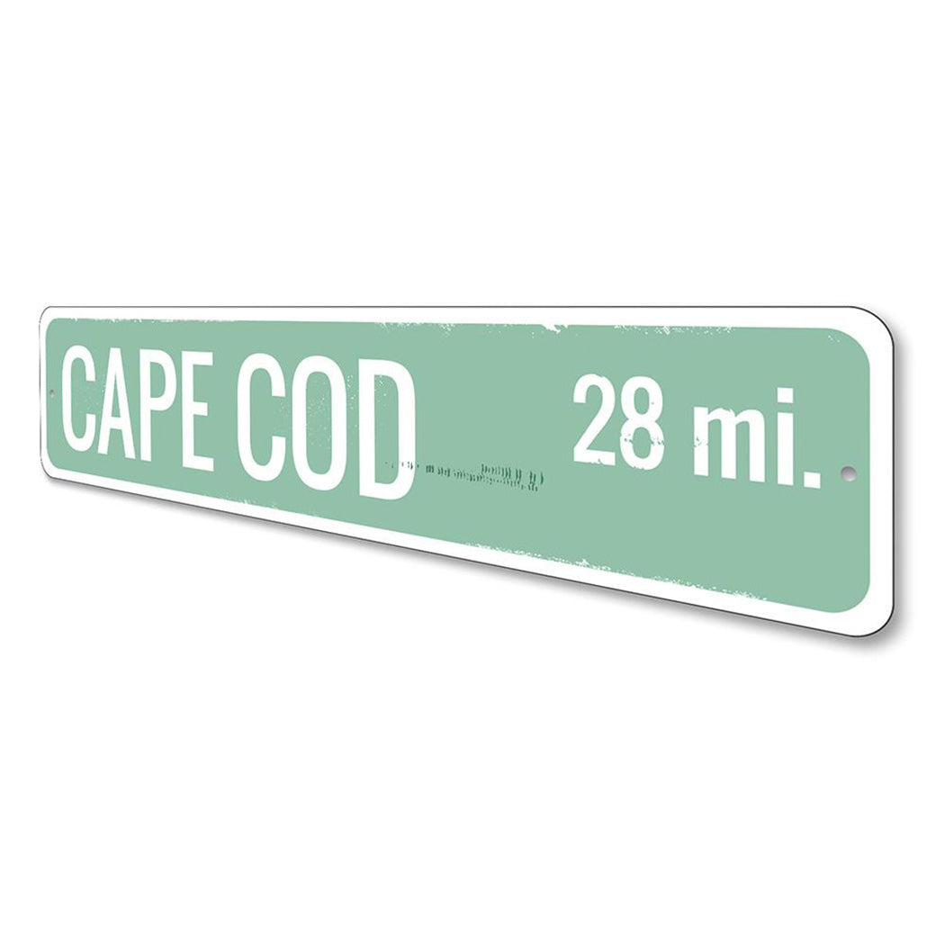 Beach Location Mileage Sign