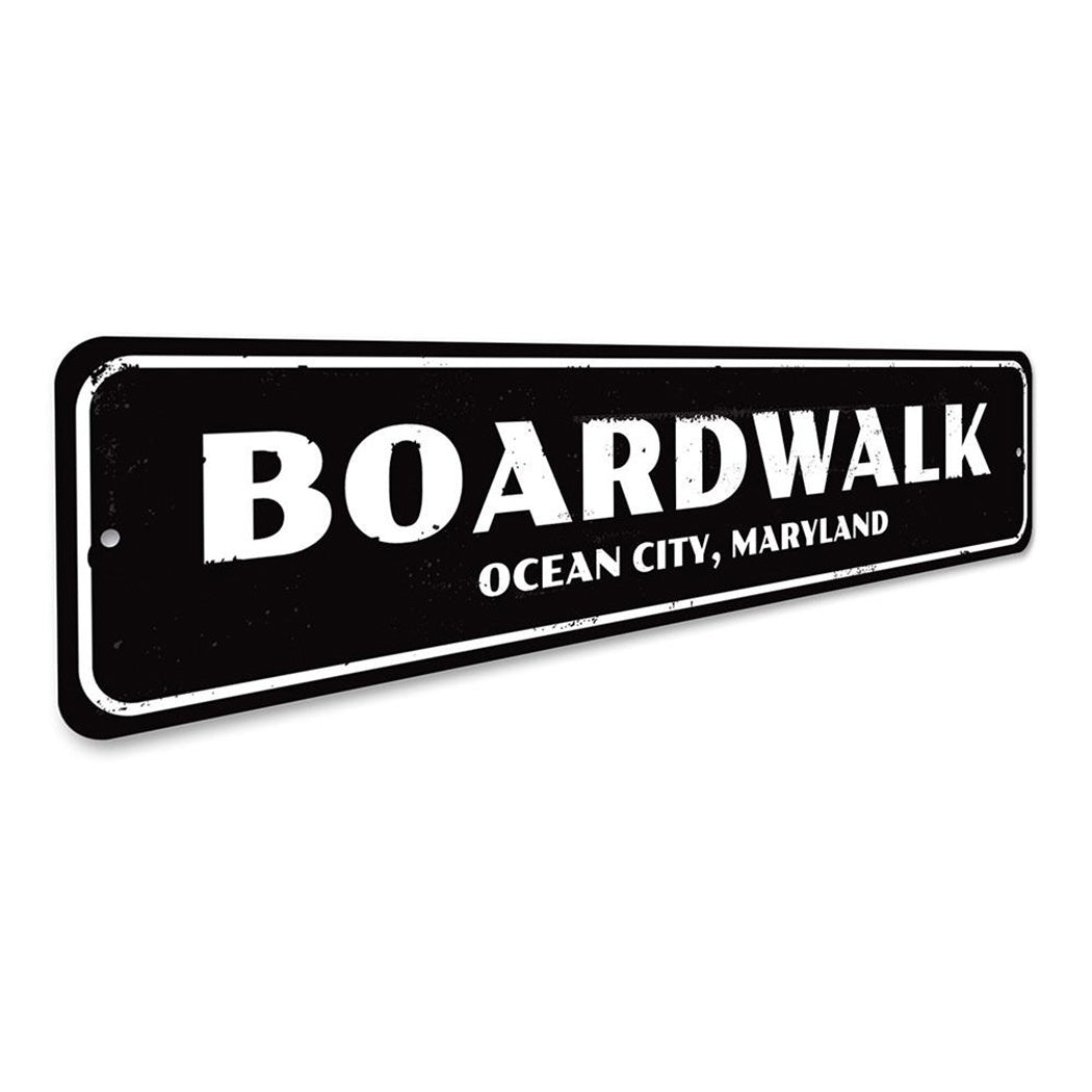 City Name Boardwalk Sign