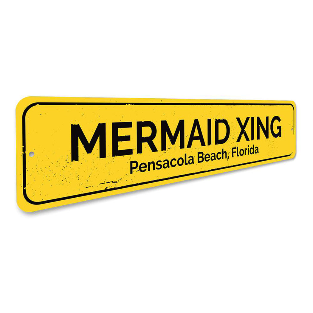 Mermaid Crossing Sign