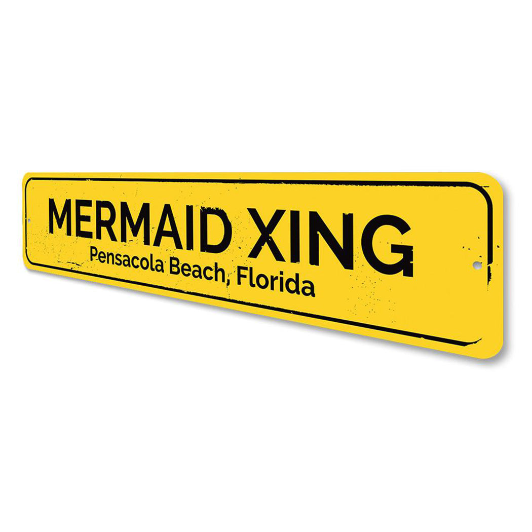 Mermaid Crossing Sign