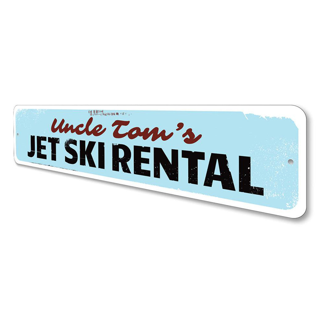 Jet Ski Rental Sign