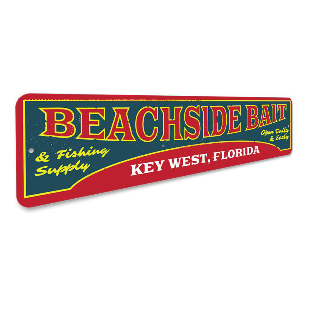 Beachside Bait Sign