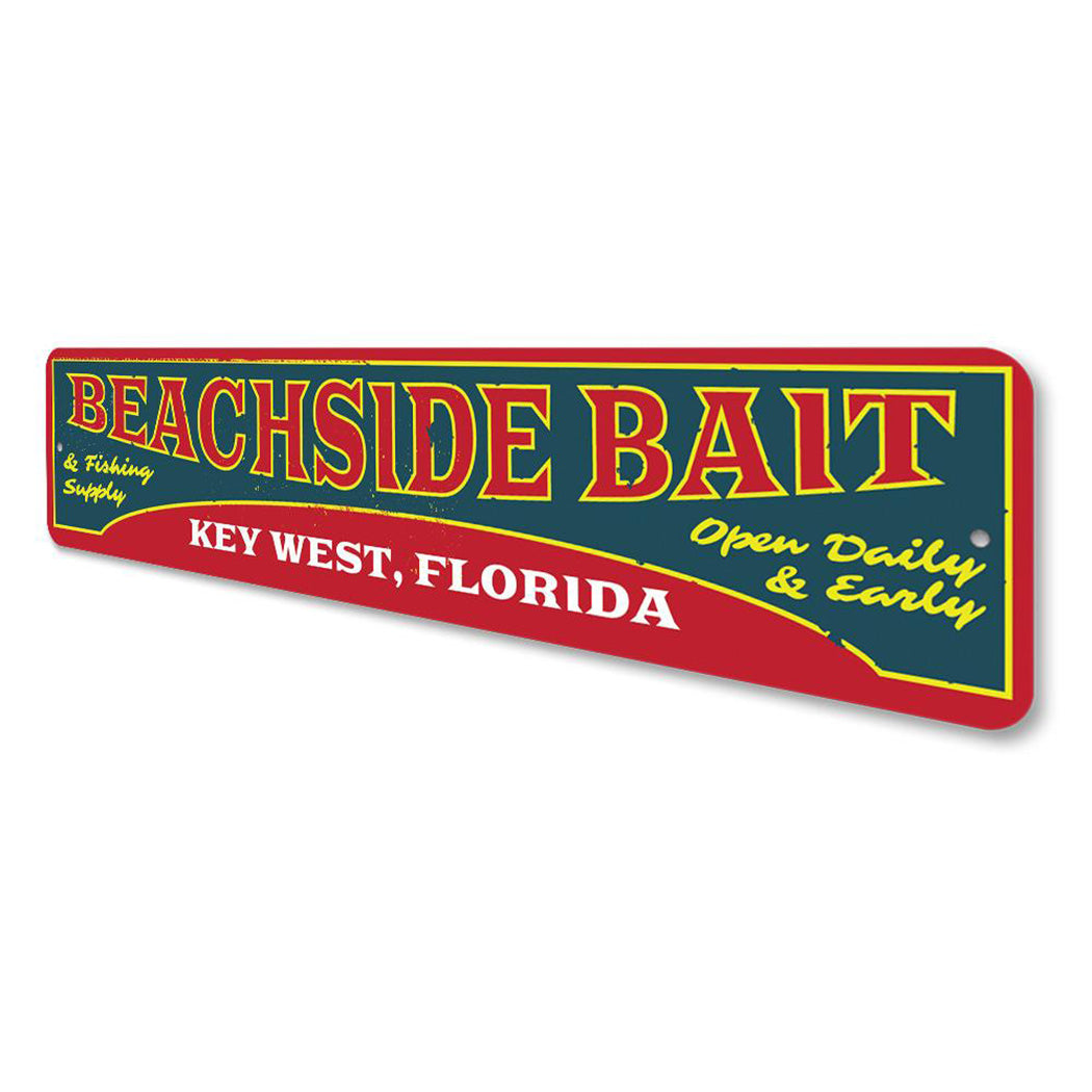 Beachside Bait Sign