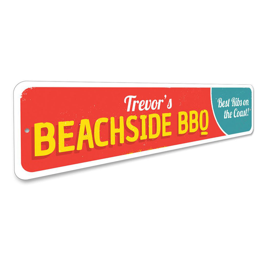 Beachside BBQ Sign