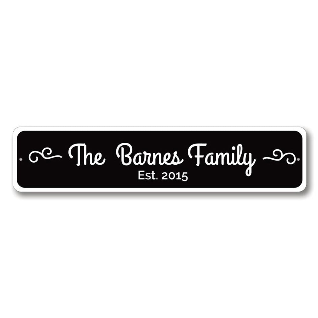 Family Metal Sign