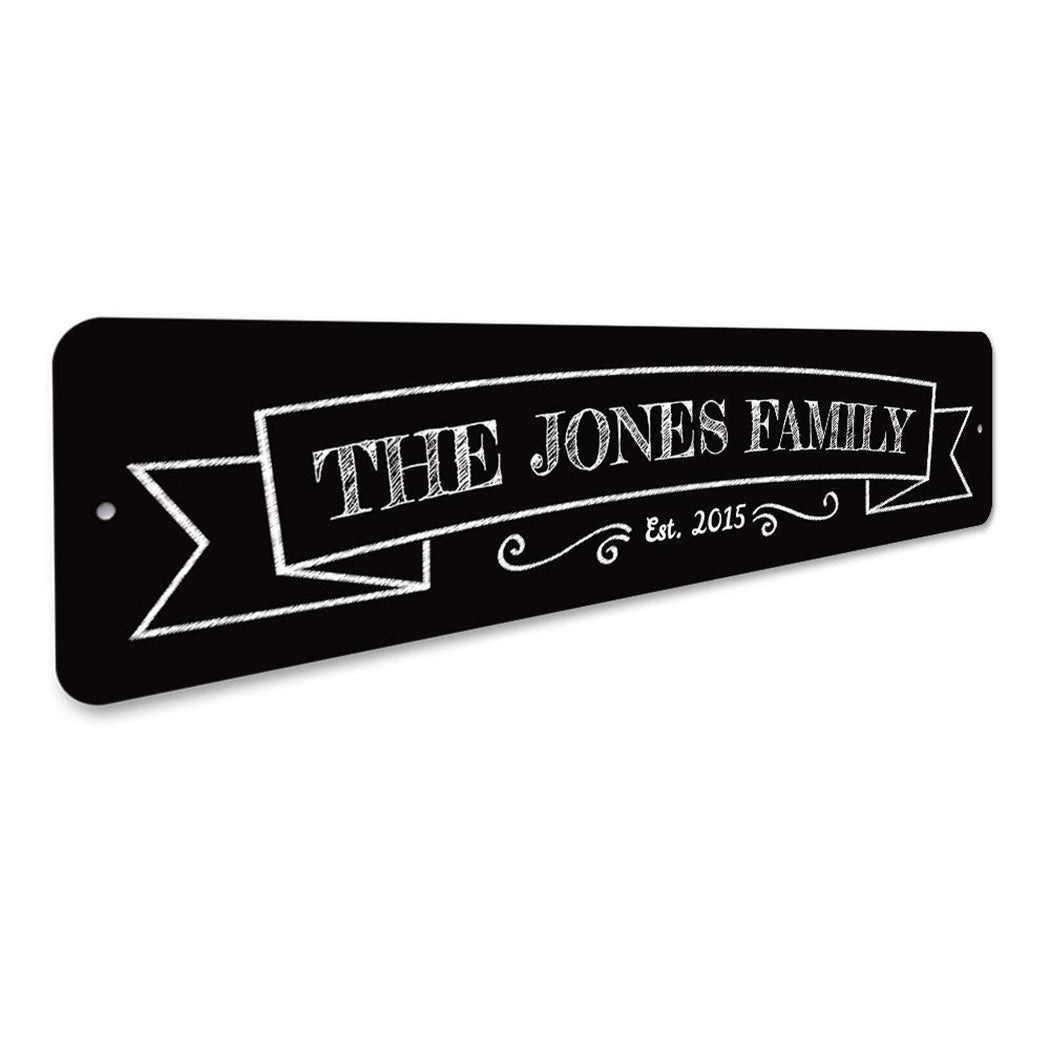 Family Name Banner Sign