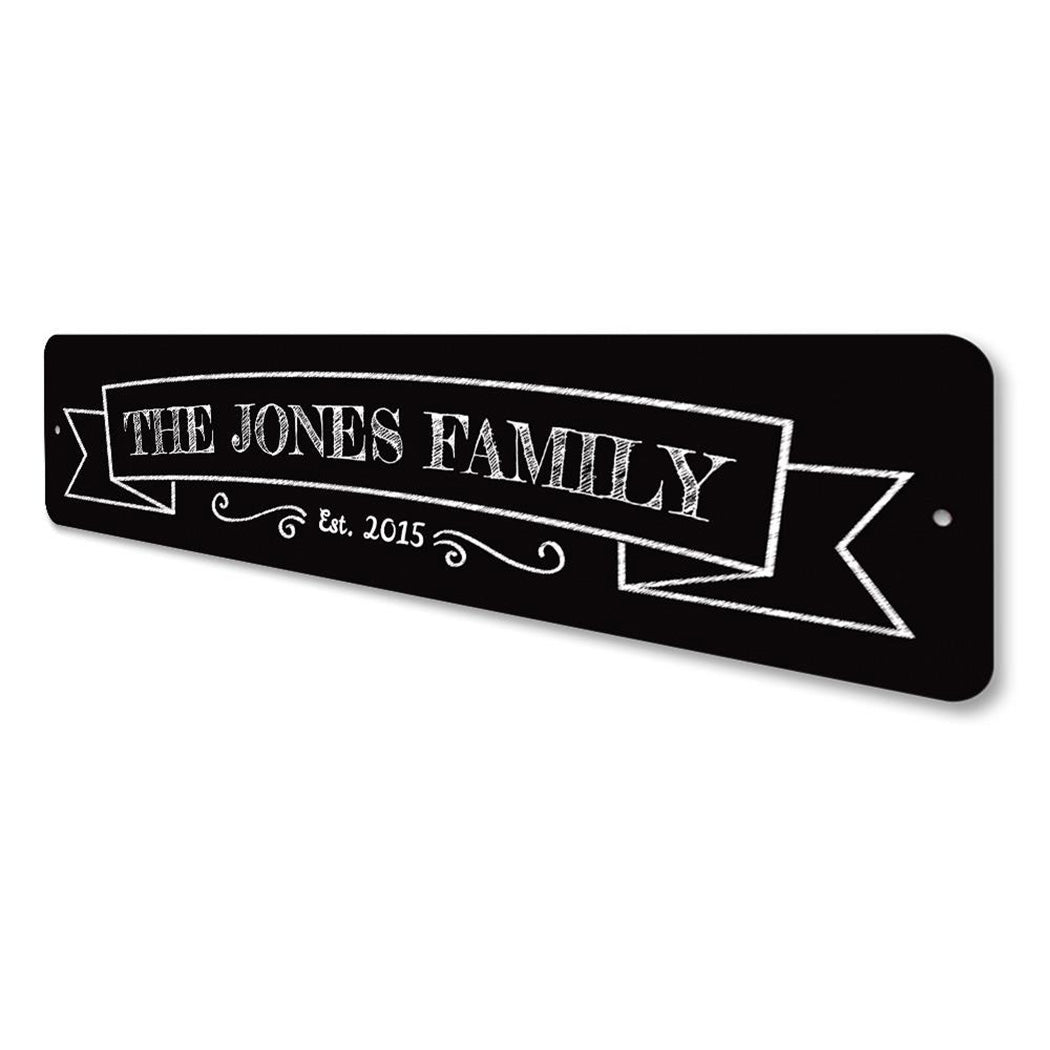 Family Name Banner Sign