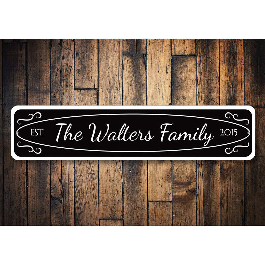 Family Established Date Sign