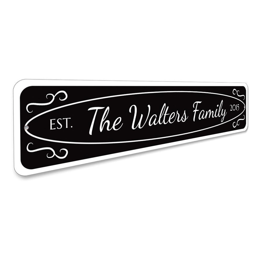 Family Established Date Sign