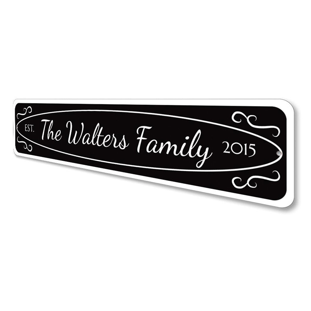 Family Established Date Sign