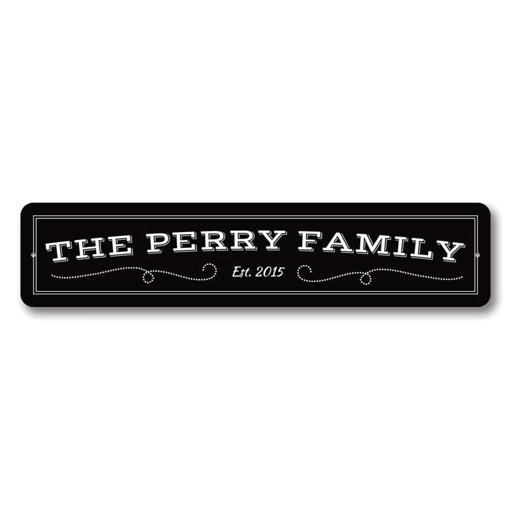 Family Home Metal Sign