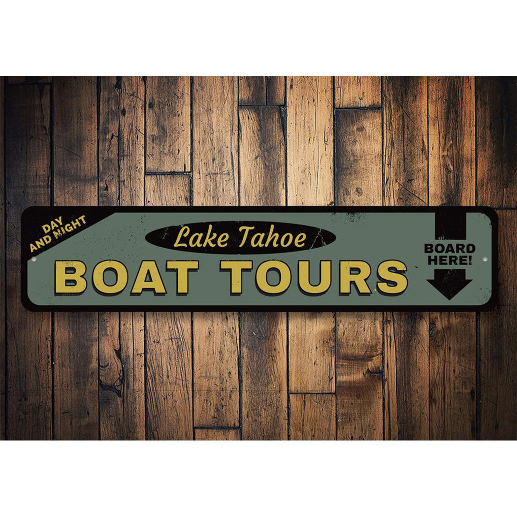 Boat Tours Sign