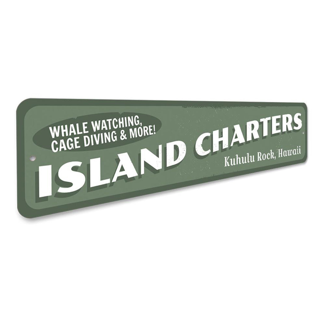 Island Charters Sign