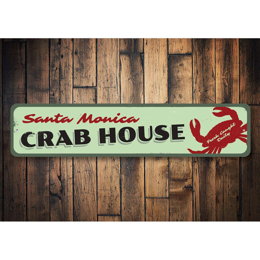 Fresh Crab Caught Daily Sign