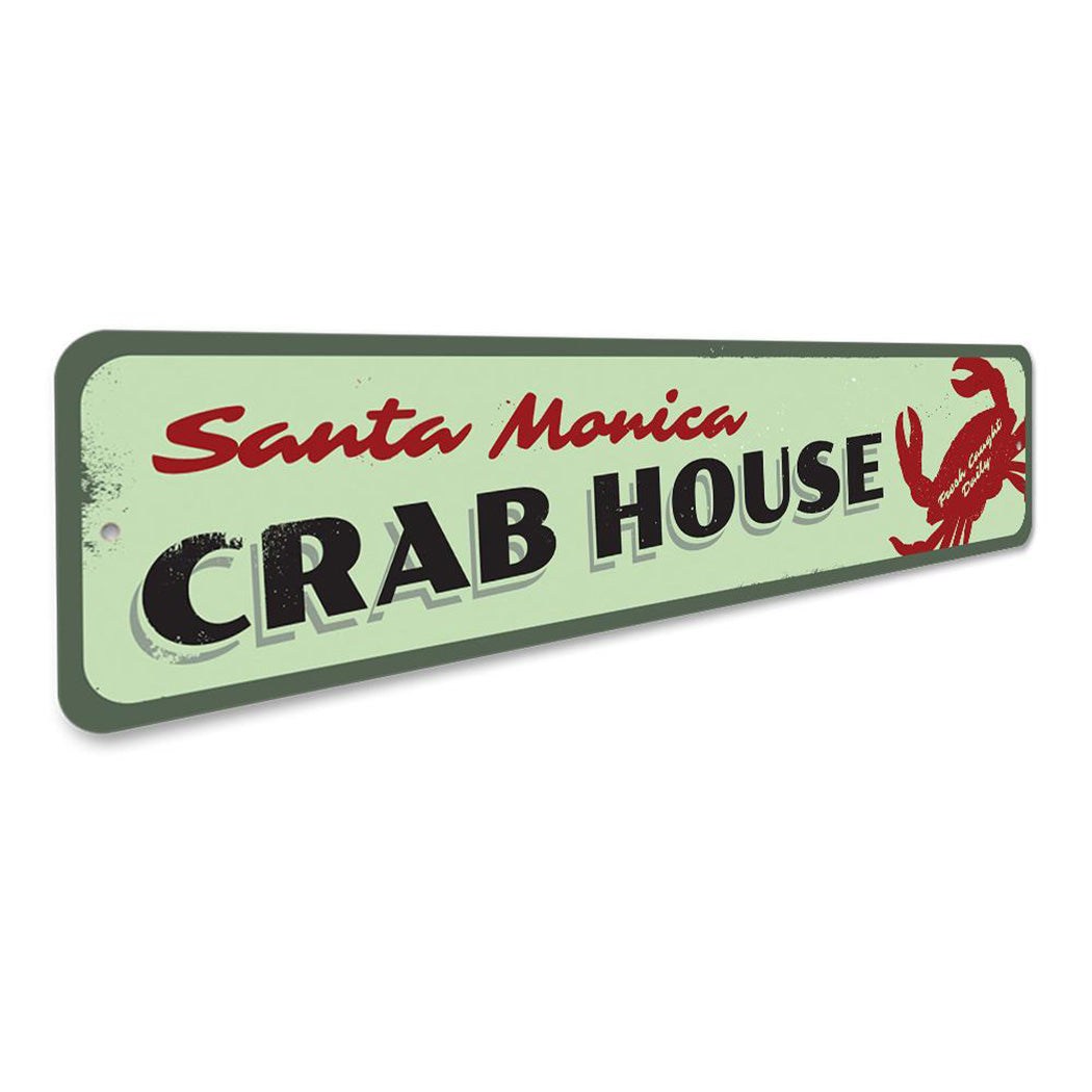 Fresh Crab Caught Daily Sign