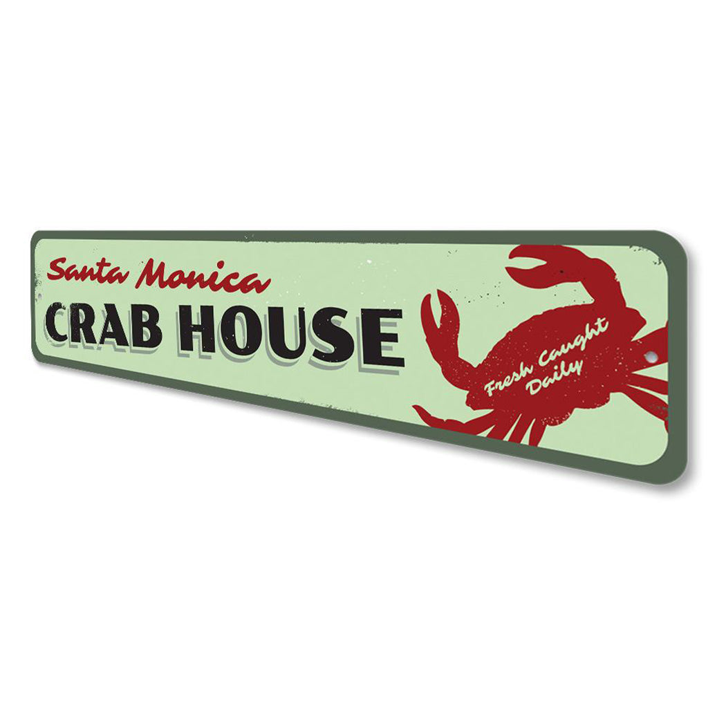 Fresh Crab Caught Daily Sign