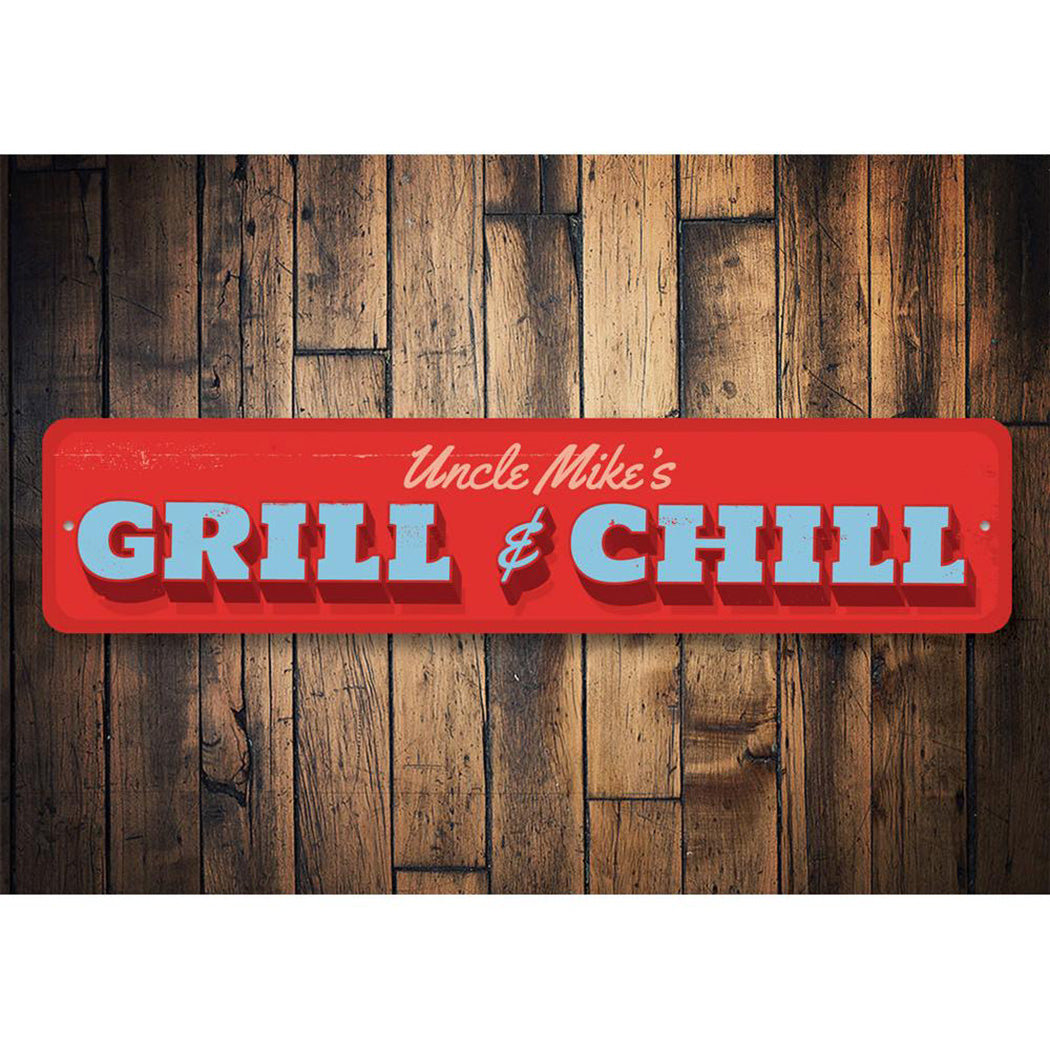 Grill & Chill Sign