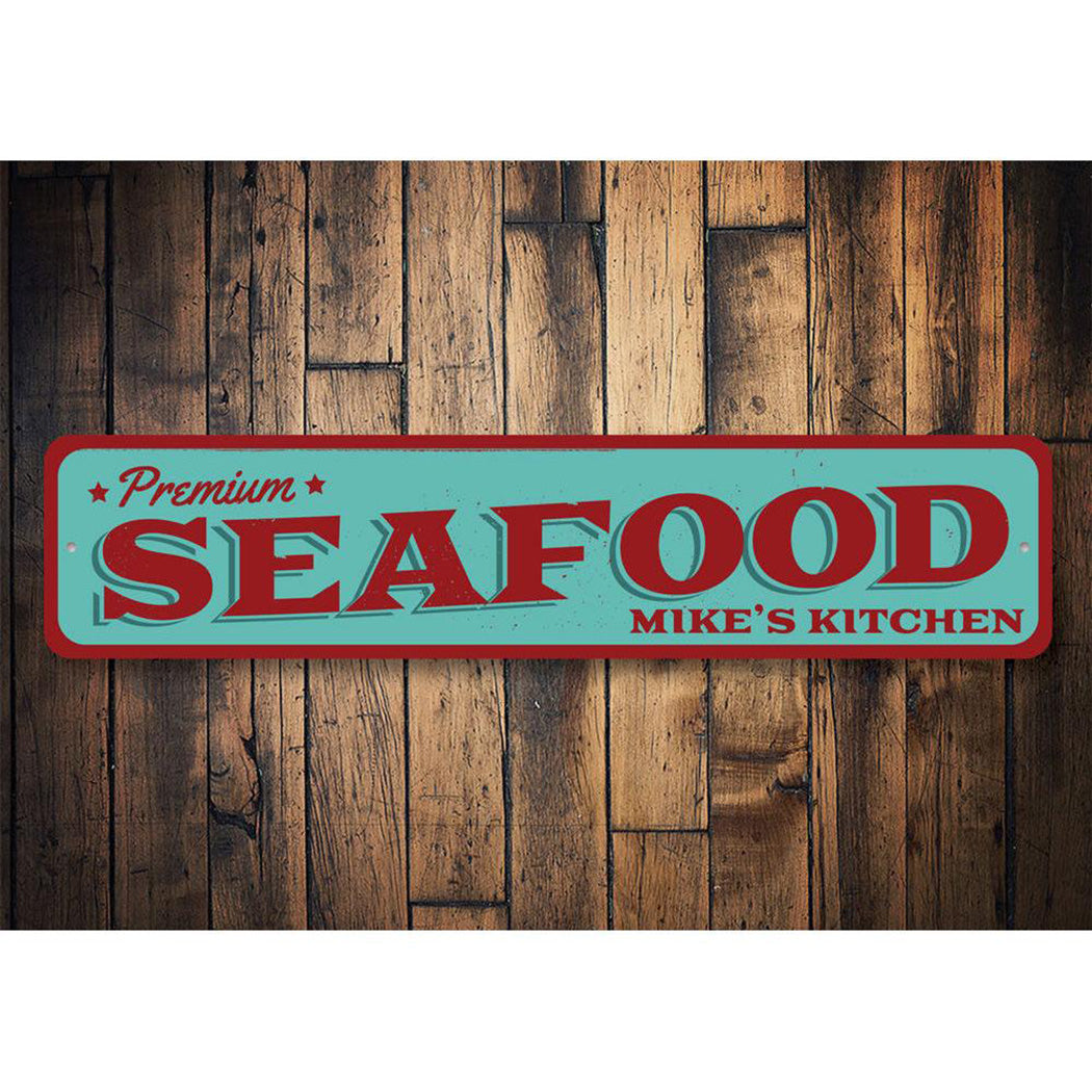Premium Seafood Sign