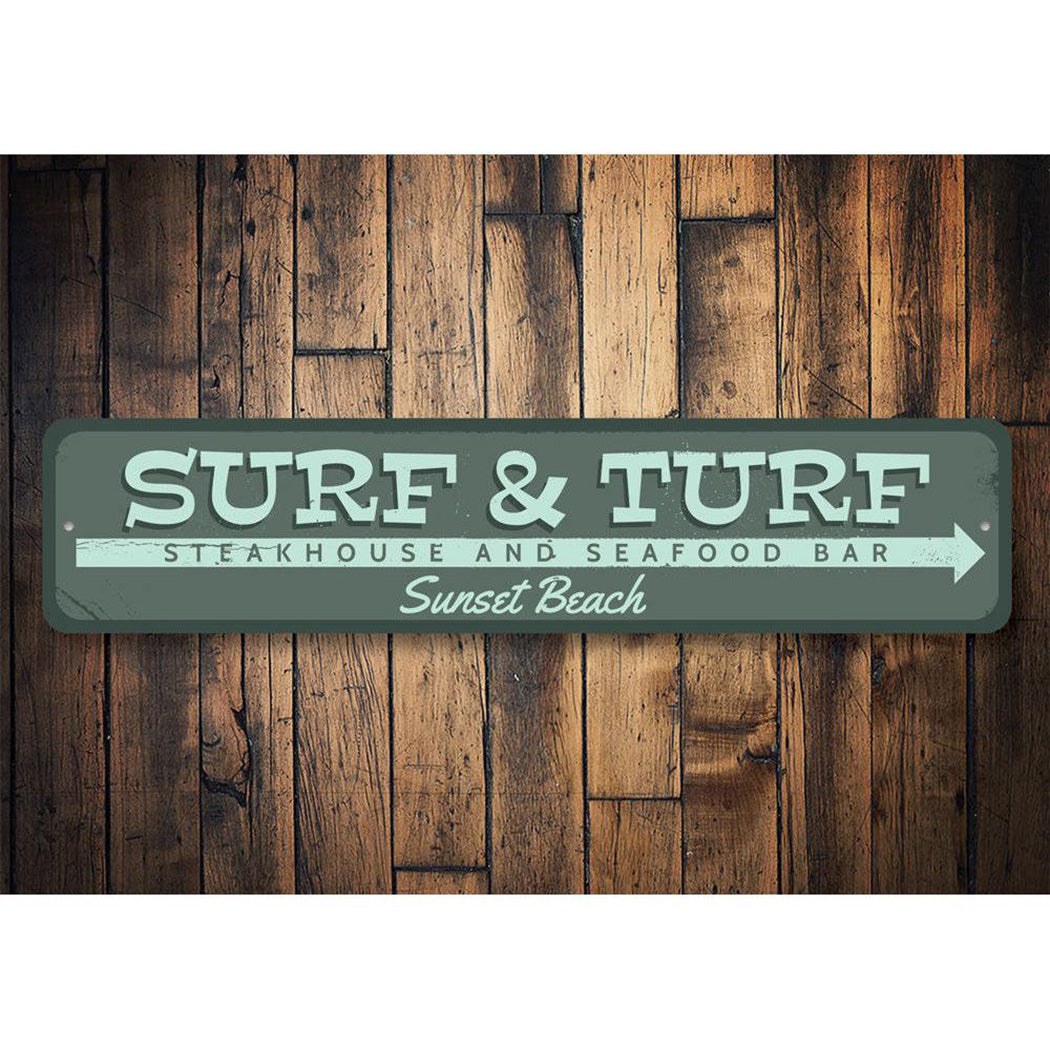 Surf & Turf Sign