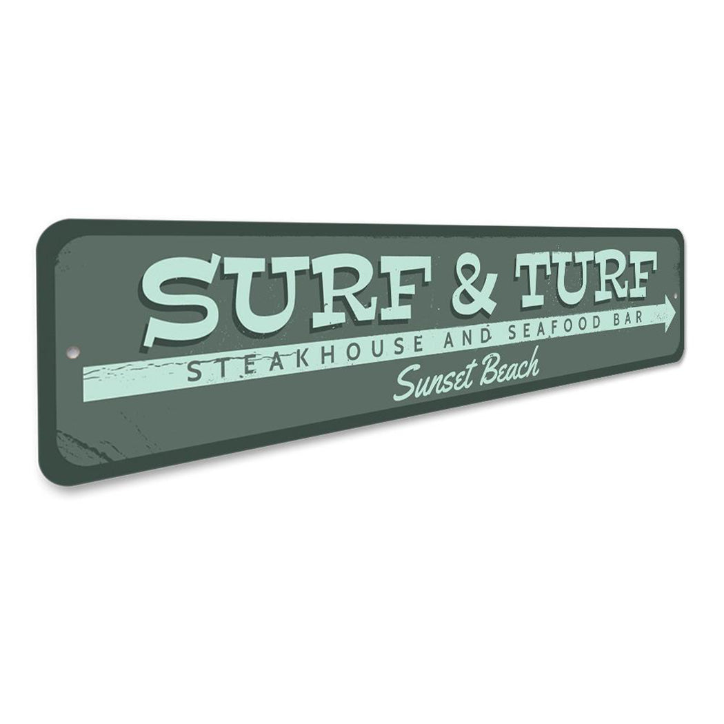 Surf & Turf Sign