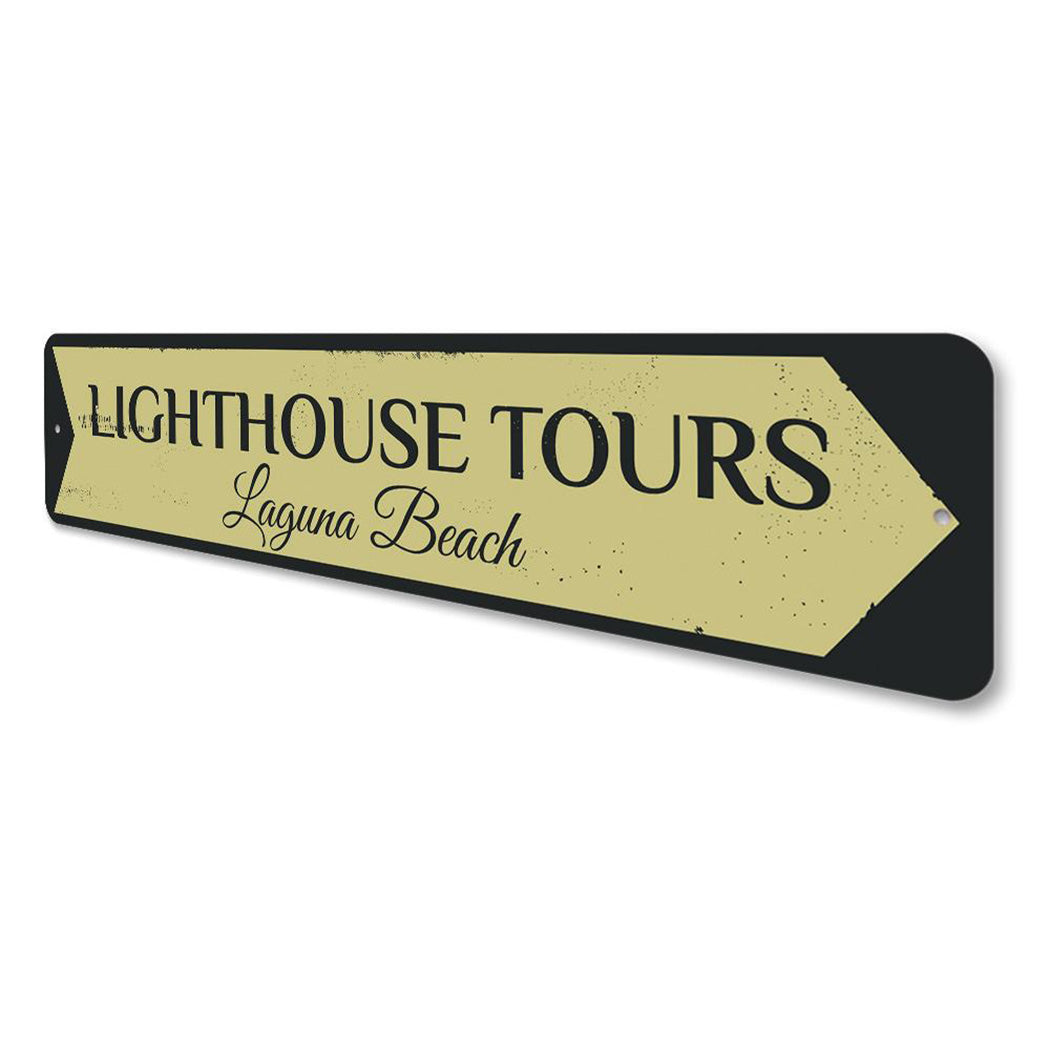 Lighthouse Tours Sign
