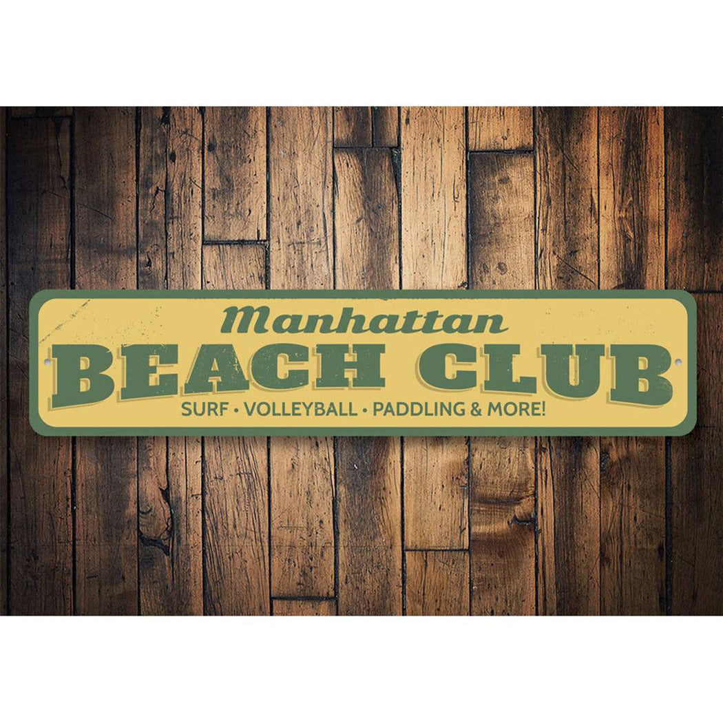 Beach Club Sign