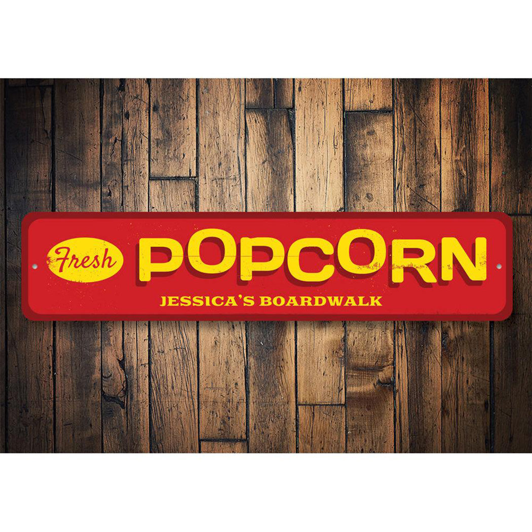 Fresh Popcorn Sign