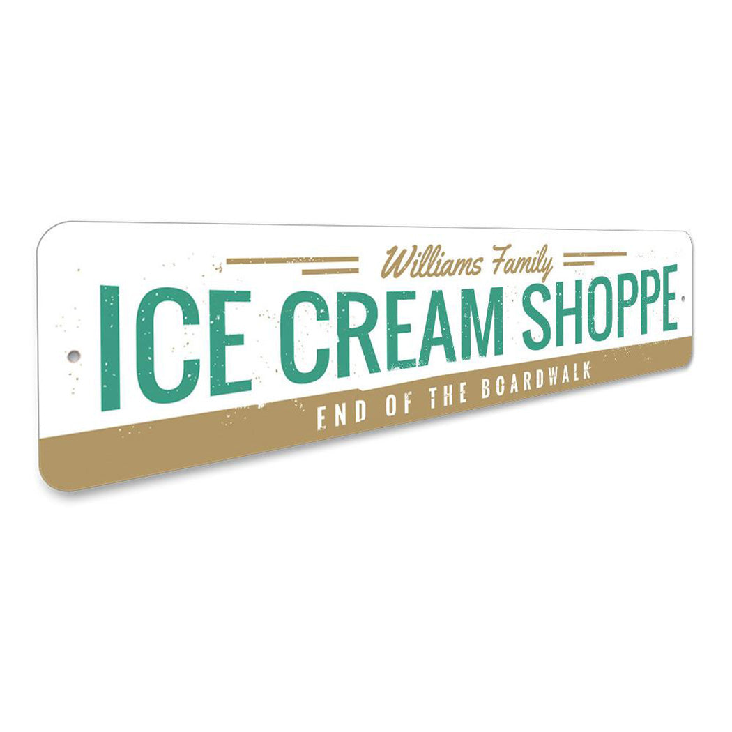 Ice Cream Shoppe Sign