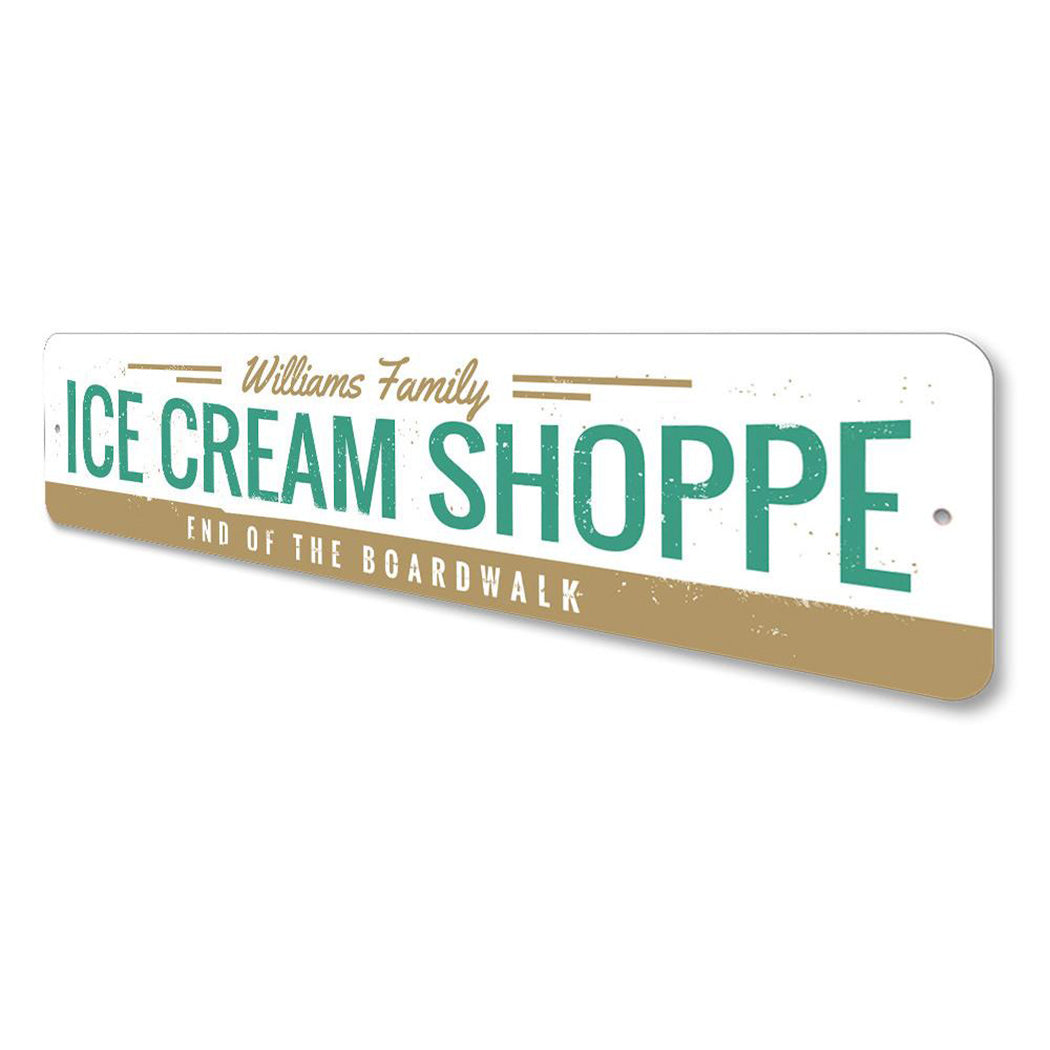 Ice Cream Shoppe Sign